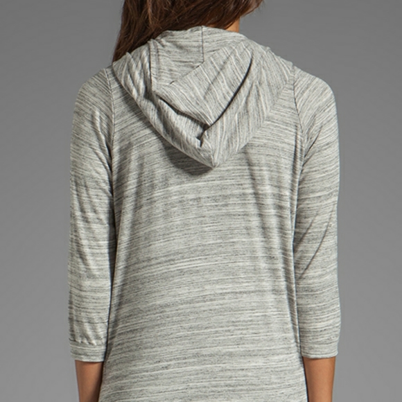 Anthropologie Dolan Classic Slub Hoodie Cardigan - Picture 2 of 8